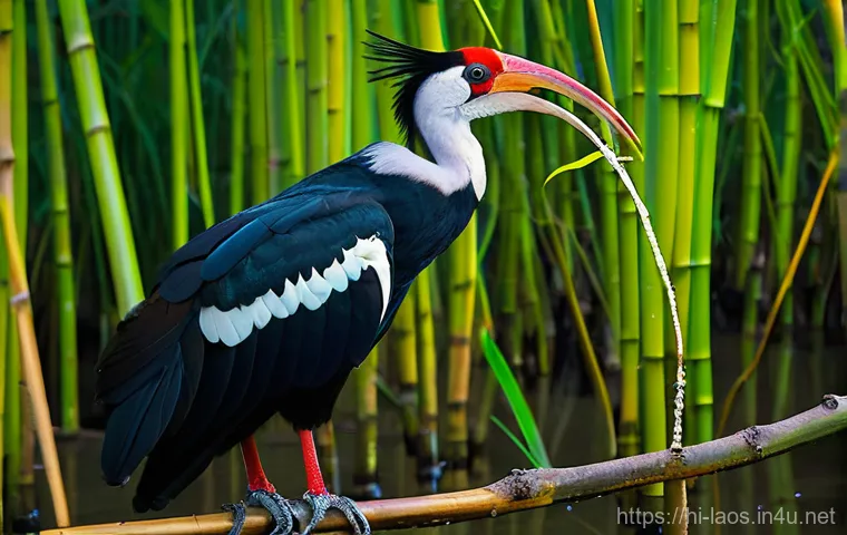 라오스 야생 동물 - **Hidden Lives of Laos: Mekong River and Forest Dwellers.**
    A dynamic, multi-layered scene captu...